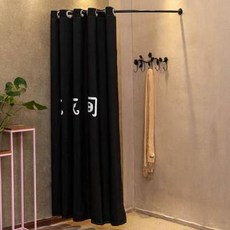 간이피팅룸 옷가게피팅룸 맞춤 커튼 교체실 블라인드 간격띄우기 노점실 임시 옷단 이동시옷칸