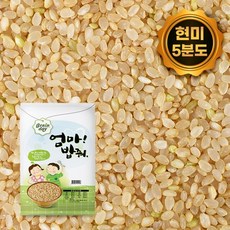 부드러운 현미쌀 (오분도미 5분도미) 10kg 소프트한 소화잘되는 2021년산 (특가) 엄마밥줘, 단품