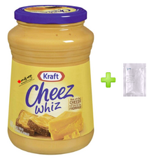 크래프트 치즈 위즈 오지리날 리얼 치즈 900g+멀티비타민 1개 캐나다 직배송 Kraft Cheez Whiz Made with Real Cheese, 900g