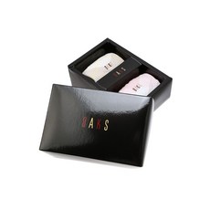 닥스 골프 여성 [빠른배송 GIFT ITEM] 베이지 아가일 면혼방 단목양말 2종 세트, XXX