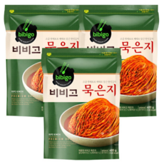 (냉장)비비고 묵은지400gx3개, 400g, 3개