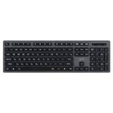 지클릭커 정품 OFFICE PRO WK10 저소음 무선 블루투스 키보드 (블랙)