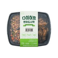 탄단지 현미다이어트도시락 야채현미밥&간장제육볶음 내일부터 다이어트 해볼까? 먹으면서 빼요~ 빠른 새벽배송, 12개, 225g