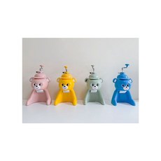 빙수기 수동 곰돌이 빙수기계 팥빙수 기계 카페 가정용, 블루, 1개