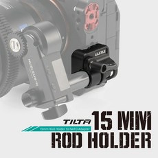TILTA TA-15RH 로드 거치대-1/4 인치-20 어댑터 전면 장착 및 측면 15mm 거치대-NATO 검정색, 3.TA15RH1420FB, 1개