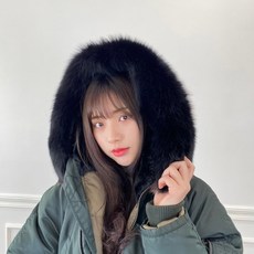 패딩후드모자