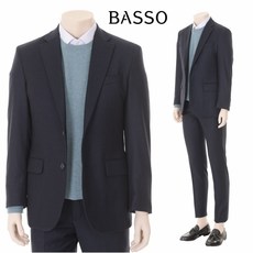 바쏘 바쏘 울 100 자스페 정장 세트 (BSS4JF65A_BSS4PF65A)_Z5P1