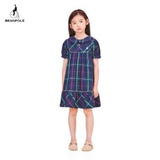 BEANPOLE KIDS 헤릿 체크 베이비돌 원피스 그린 (BI4371G06M)