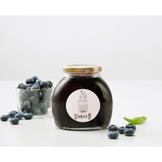 블루베리청 600g 프리미엄 블루베리청, 4개, 600ml