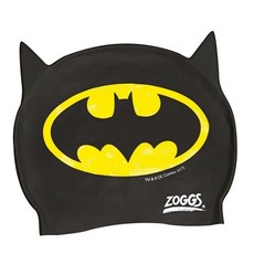 Zoggs Junior DC Super Heroes Silicone Swimming Cap 아동용 수영모(슈퍼맨 베트맨), 베트맨