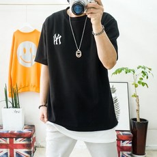 코디캡틴 130사이즈까지 커플티 뉴욕자수 츄리닝세트 빅사이즈반팔