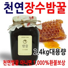 장수진꿀 국산 야생화, 1개, 2.4kg