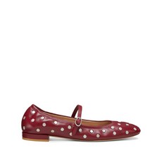 STUART WEITZMAN(스튜어트 와이츠먼) 클라리스 스터드 발레리나 플랫 슈즈