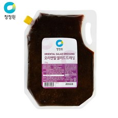 청정원 오리엔탈샐러드 드레싱 2kg, 1개