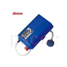 575501 / ATMAN ATOM2 건전지 휴대용 어업 상자 공기 펌프 산소 펌프 2L/M. 수족관 휴대용 건전지 낚시를위한 공기 펌프, ATOM-2_1 unit