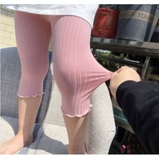 리틀프랑 여아 물결 레깅스 바지