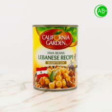 California Garden Fava Beans Lebanese Recipe 캘리포니아 가든 파바 빈즈 레바논 요리법, 5개, 400g