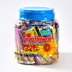 스위토리 해바라기 밀크 초코볼 700G 2통 약140봉 Sunflower seed chocoballs 초코렛, 두 개