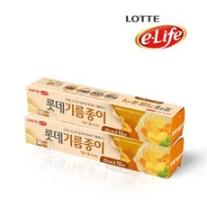 롯데이라이프 롯데 기름종이 롤형 25cm*10m*2개, 2개