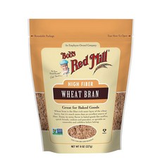 Bob's Red Mill Wheat Bran 8 Oz, 1개