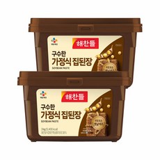 CJ제일제당 해찬들 구수한 집된장 3kg x2개