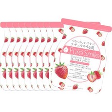 SUN SMILE (산 스마일) 퓨어 스마일 에센스 마스크 요구르트 시리즈 딸기 10 장 세트, One Color_One Size, One Color_One Size, One Color_One Size
