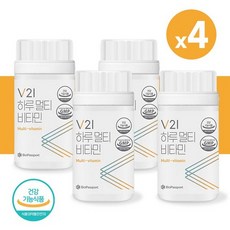 V21 하루 멀티비타민 800mg x 60정, 4개