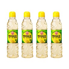 오뚜기 현미식초 500mlX4개, 4개, 500ml