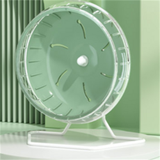 RENXING 햄스터 런웨이 토이 휠 뮤트 거치대 골든베어 고슴도치 용품 라지 21cm 달리기, 핑크