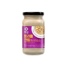 CJ 백설 트러플크림 파스타소스 355g x 1병, 5개