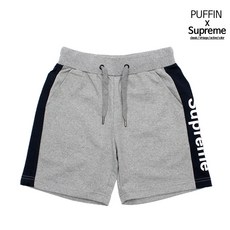 슈프림 반바지 남여공용 트레이닝 반바지 사이드로고 숏츠