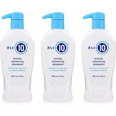 10 Haircare Miracle Volumizing Shampoo 10 fl.입니다. 온스 (3 팩), 1