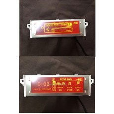 푸조 307 시트로엥 C4 용 지원 USB 블루투스 메뉴 디스플레이 화면 빨간색 모니터 12 핀, 한개옵션0, 한개옵션0