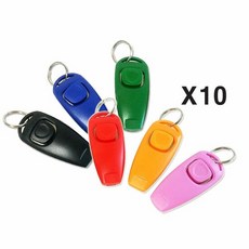 강아지클리커 wk 펫트레이딩 클리커 휘슬 X10 랜덤 애견 훈련도, 없음, 색상:[색상]본상품