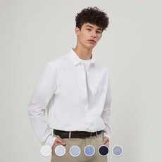 지오다노릴렉스드포플린셔츠