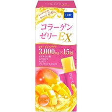 일본직배송 DHC 콜라겐 젤리 EX 망고 맛 15포입