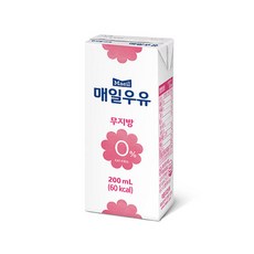 매일 무지방 0% 멸균우유, 200ml, 48개