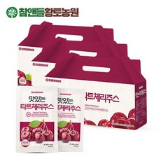 참앤들황토농원 [참앤들황토농원] 맛있는 몽모랑시 타트체리주스 30포 3박스, 70ml
