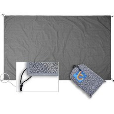 REVT 풋프린트 그라운드 텍터 방수 일반 캠프 타프 테이블보, 1개