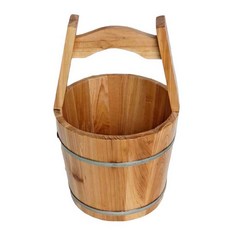 고로쇠물통 온천 나무물통 양동이 사우나 일본식 전통, 1개, 3. 고로쇠물통-50cm 22kg