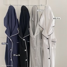 4컬러무지잠옷긴팔추천
