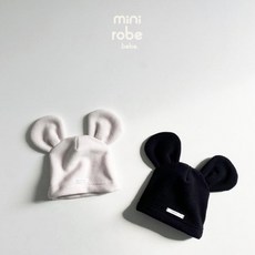 미니로브 미키 모자 아동 동물 귀 보아 방한 비니