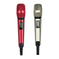 Ew135g4 전문 듀얼 무선 마이크 무대 공연 DJ 가라오케 파티 젠하이저용 금속, 27.RED and GOLD