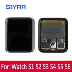 SIYAA LCD 디스플레이 Apple Watch Series 12 34 5 iWatch S2 S3 GPS LTE 42 38mm 용 터치 스크린 디지타이저 어셈블리 교체, 시리즈 6 44mm