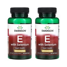 스완슨 비타민 E 셀레늄 400IU 90정 2병 Vitamin E Selenium, 2개