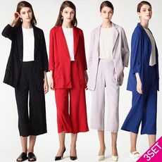 르오트 3SET 스칼렛 프레셔스 풀코디 3종세트 자켓+블라우스+팬츠