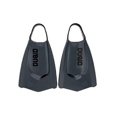 아레나 남녀 공용 성인 Powerfin 프로 II 수영 오리발 숏핀, Black