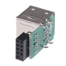Zeyuan 9 핀 마더 보드-더블 레이어 2 포트 USB2.0 암 내부 헤더 어댑터, 그림으로