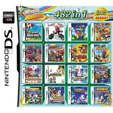 닌텐도 R4칩 SD카드 R4I 3DS NDS DS645 GBA140, 2) 482IN1, 1개