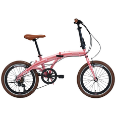 알톤 맥밀란S 20인치 폴딩 미니벨로 접이식 자전거 알루미늄 2022년 99% 무료조립, 핑크, 무료조립+무료배송+사은품